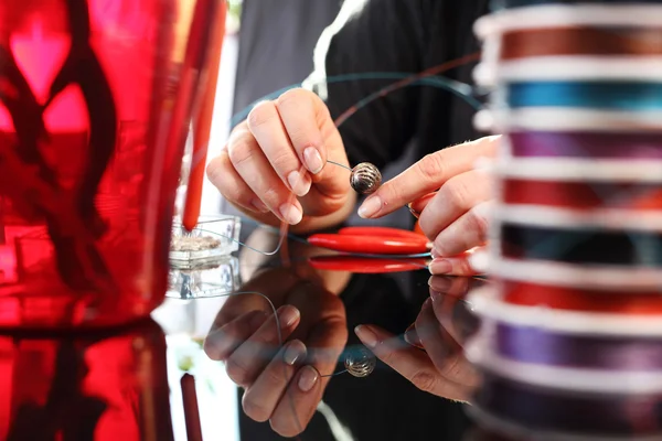 Workshop jewelery, working — Stock Photo, Image