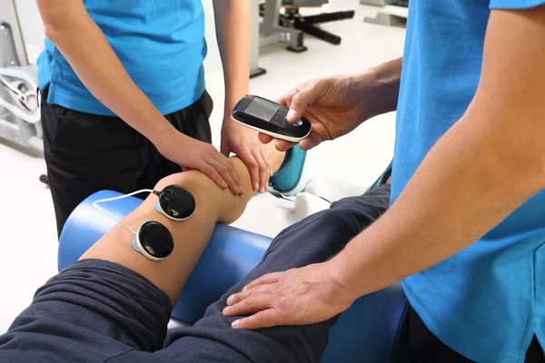 Iontophoresis, treatment and rehabilitation — Stock Photo, Image