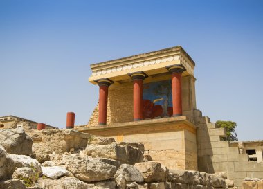 Knossos Sarayı, Crete, Yunanistan