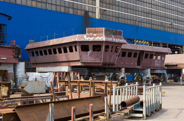 Stavění lodi — Stock fotografie