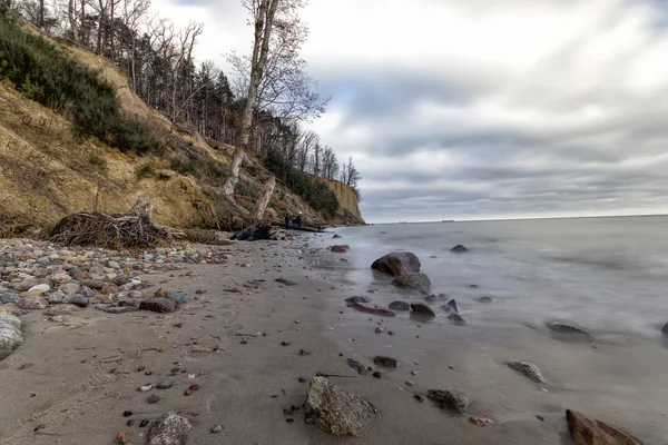 Scogliera a Gdynia — Foto Stock