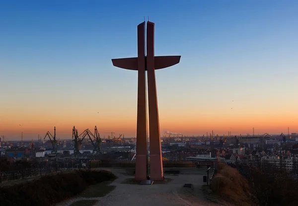 The Gdansk cross — Stock Photo, Image