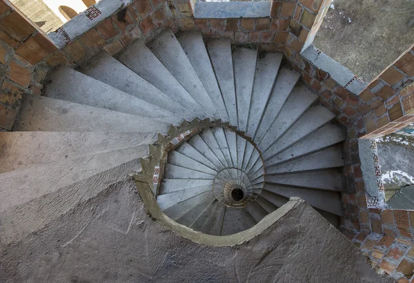 Circular staircase with steps — Stock Photo, Image