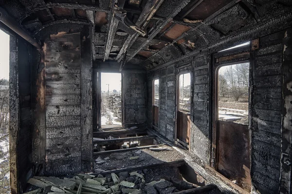 Il vagone ferroviario — Foto Stock