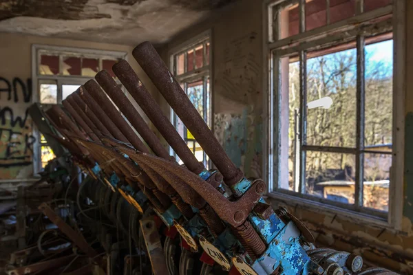 Caselle di segnalazione ferroviaria — Foto Stock