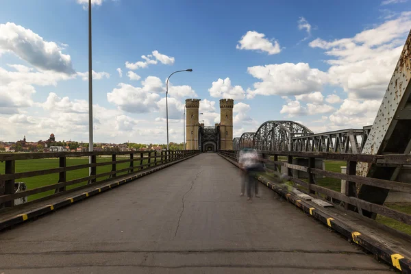 Die Brücke in tczew — Stockfoto