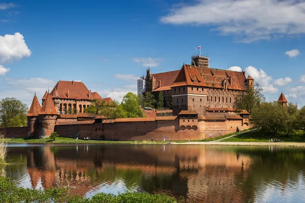 O castelo em malbork — Fotografia de Stock