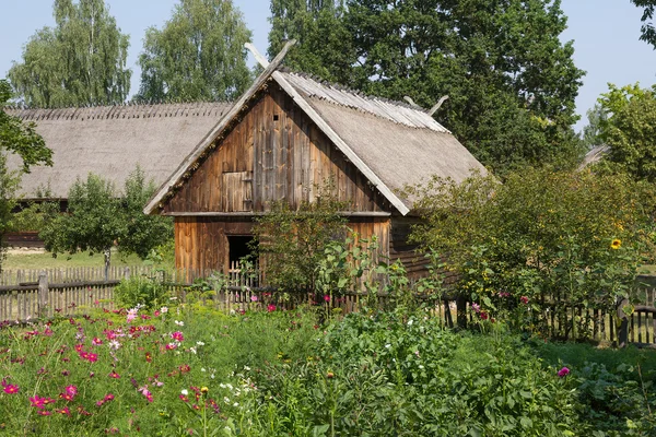 Дерев'яний сарай — стокове фото