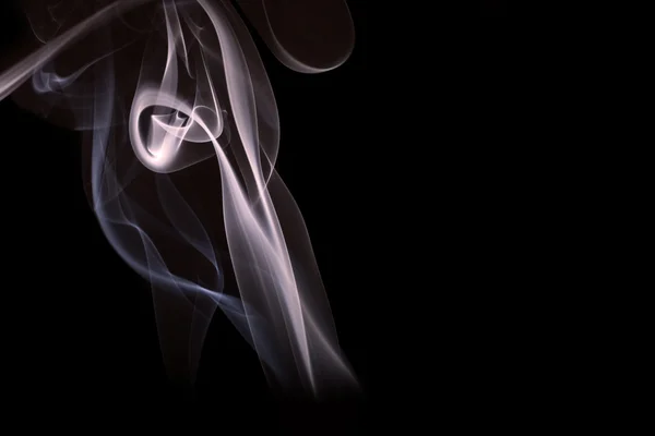 White smoke from the burned matchstick — Stock Photo, Image