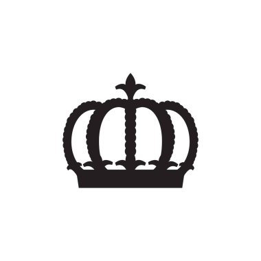 taç simgesi vektör illüstrasyonu