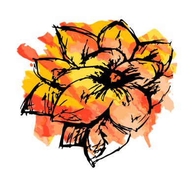 Resmin arka planında siyah haşhaş siluetleri var. Metin için yeri olan illüstrasyon, kart veya davet kartı oluşturmak için kullanılabilir.