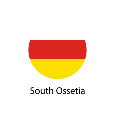 Vektör Güney Osetya bayrağı, Güney Osetya bayrağı, Güney Osetya bayrağı resmi, Güney Osetya bayrağı resmi