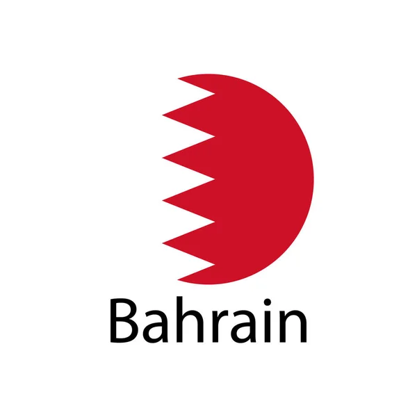 Vecteur Drapeau Bahreïn Illustration Drapeau Bahreïn Image Drapeau Bahreïn Image — Image vectorielle