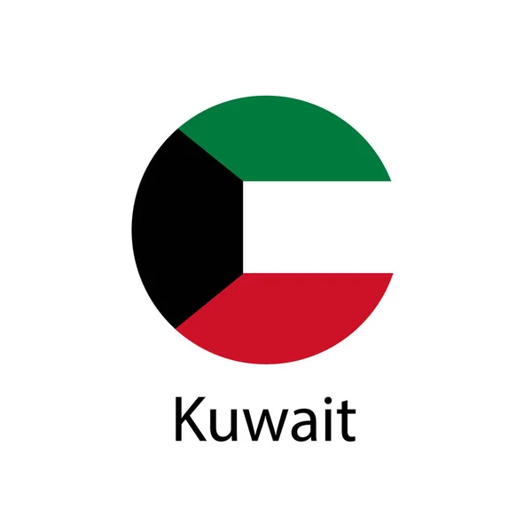 Vecteur Drapeau Koweït Illustration Drapeau Koweït Image Drapeau Koweït Image — Image vectorielle