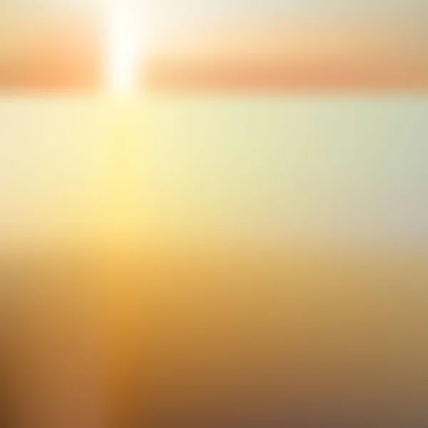 Achtergrond Zonsondergang Het Zeewater Zon Reflectie Abstracte Zonsondergang Met Gedefocuste — Stockvector