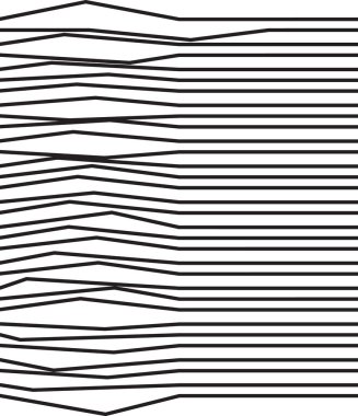 Siyah çizgilerin deseni