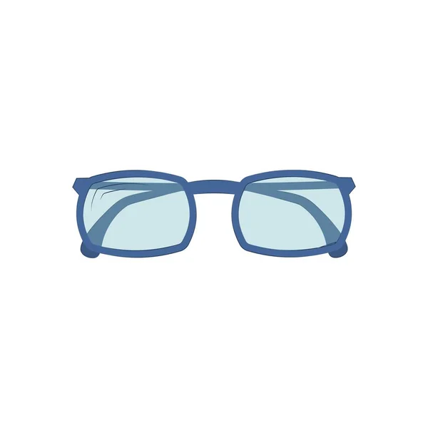 Lunettes Pour Les Yeux Isolés Sur Fond Blanc Illustration Vectorielle — Image vectorielle