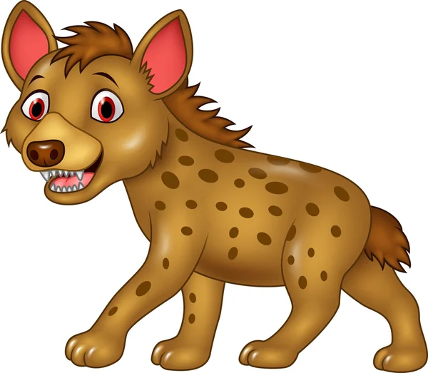 Hiena śmieszne kreskówki — Wektor stockowy
