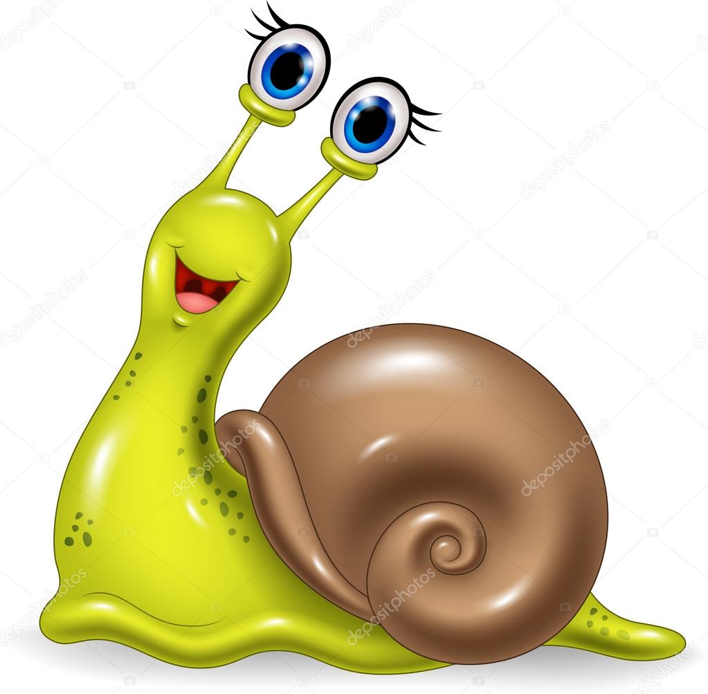 Snail cartoon Vector Art Stock Images | Depositphotos