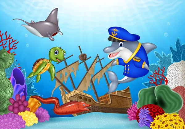 Sea animal cartoon Vector Art Stock Images | Depositphotos Sea animal cartoon Vector Art Stock Images | Depositphotos
