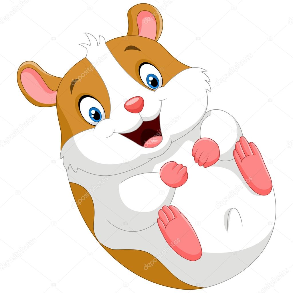 Cute hamster cartoon Stock Vector Image by ©tigatelu #121615740