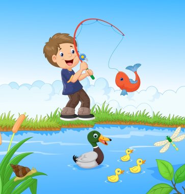 Free Free Little Boy Fishing Svg 516 SVG PNG EPS DXF File