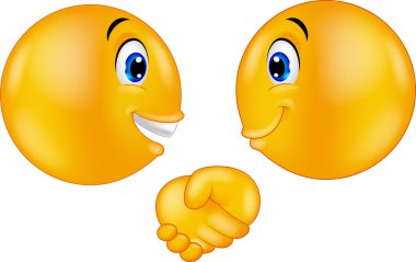 El sıkışırken çizgi Emoticons