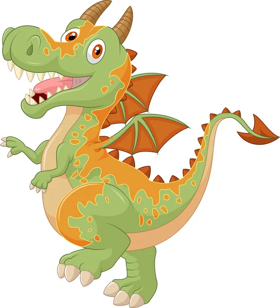 Cartoon dragon — Stockvector