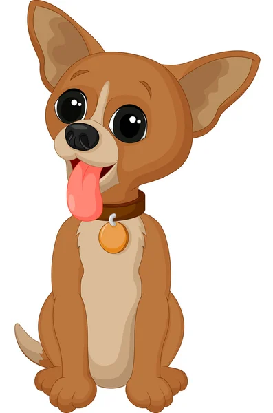 Chihuahua de dibujos animados imágenes de stock de arte vectorial |  Depositphotos