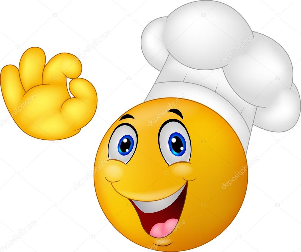 Chef smiley emoticon cartoon