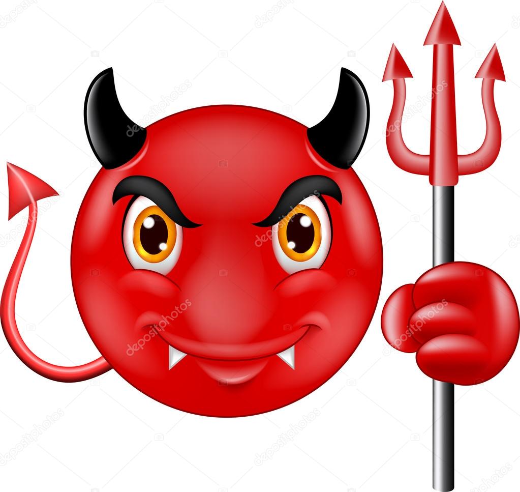 Devil emoji hi-res stock photography and images - Alamy