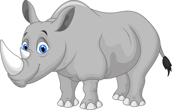 Cartoon rhino — Stock vektor