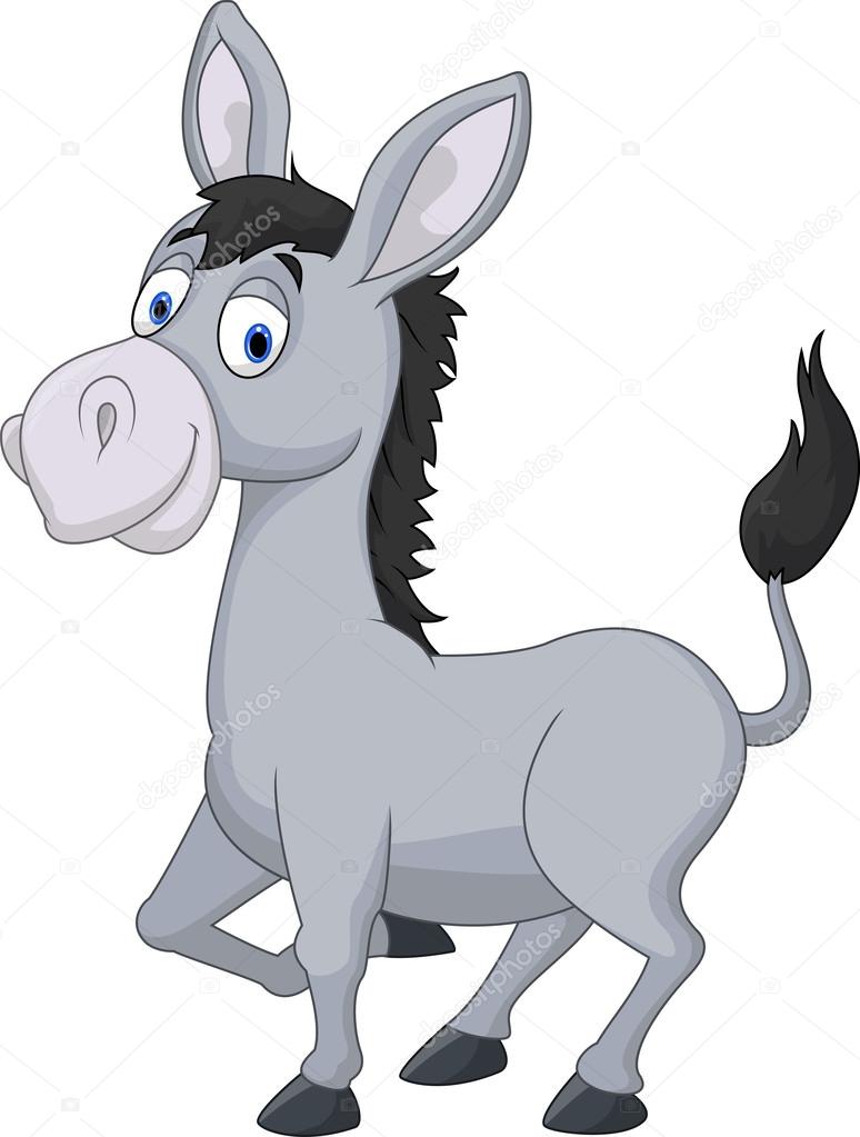 Cartoon donkey Stock Vector Image by ©tigatelu #63473813