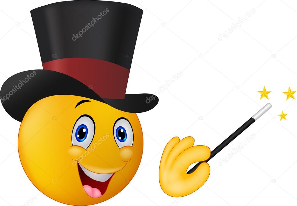 Image result for émoticone chapeau de magicien
