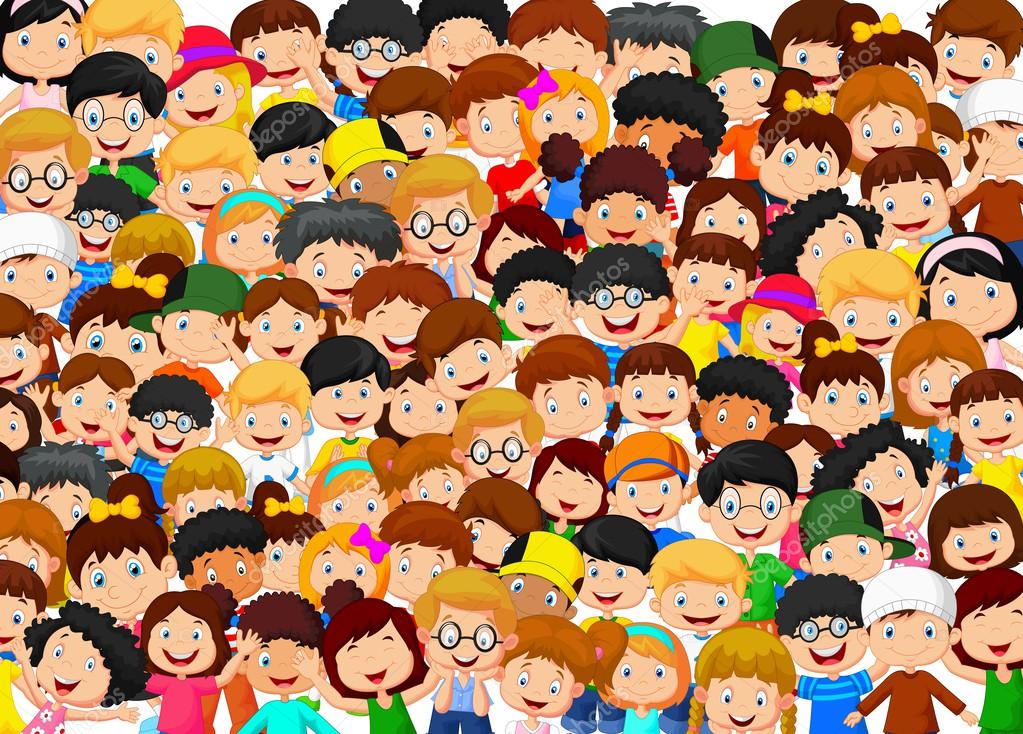 Crowd children cartoon Stock Vector Image by ©tigatelu #63516905 Crowd children cartoon Stock Vector Image by ©tigatelu #63516905