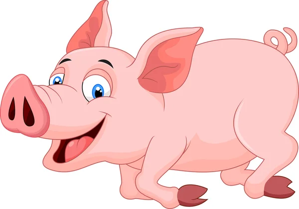 Tecknad gris kör — Stock vektor