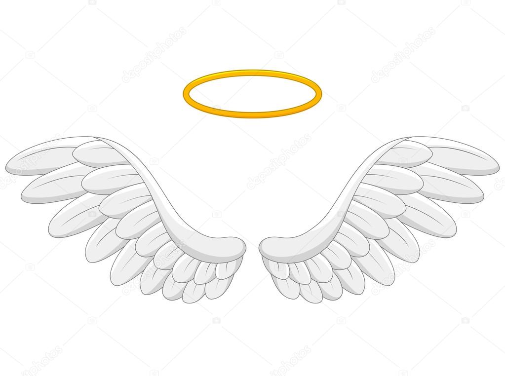 Angel wings cartoon