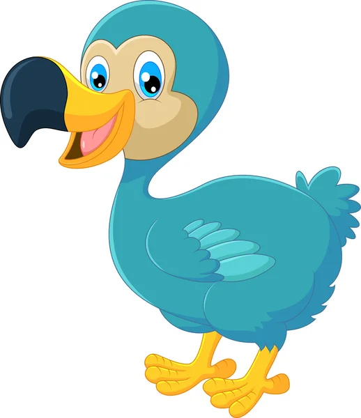 Zeichentrick-Dodo-Vogel — Stockvektor