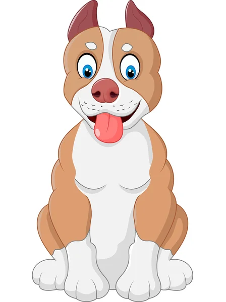 Cartoon adorable dog — Stock Vector
