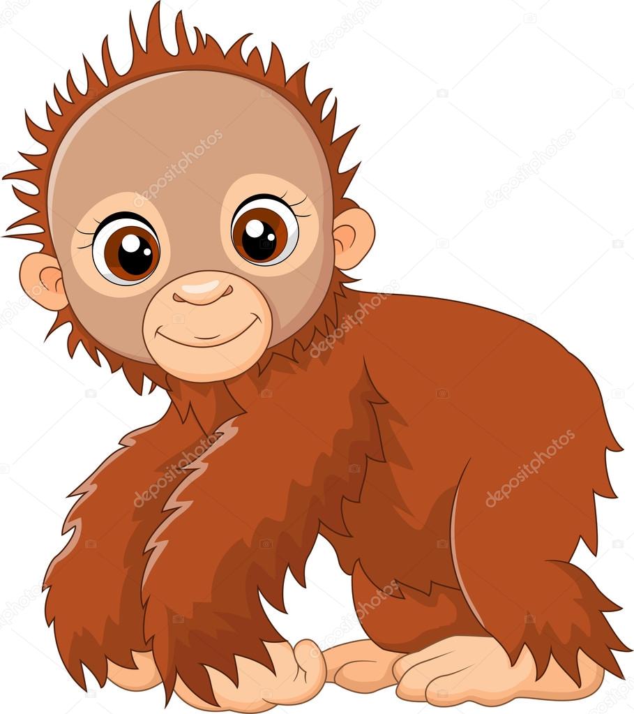 Cartoon Cute A Baby Monkey Vector Image By C Tigatelu Vector Stock Cartoon Cute A Baby Monkey Vector Image By C Tigatelu Vector Stock