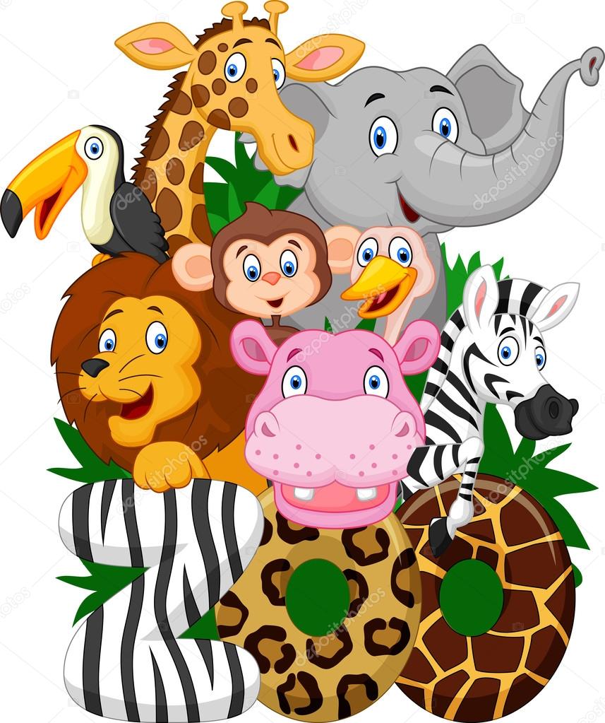 Cartoon collection animal of zoo Stock Vector Image by ©tigatelu #73709645