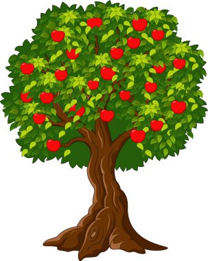 Download Green Apple Tree Free Vector Eps Cdr Ai Svg Vector Illustration Graphic Art