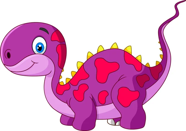 Γελοιογραφία χαριτωμένο δεινόσαυρος — Διανυσματικό Αρχείο