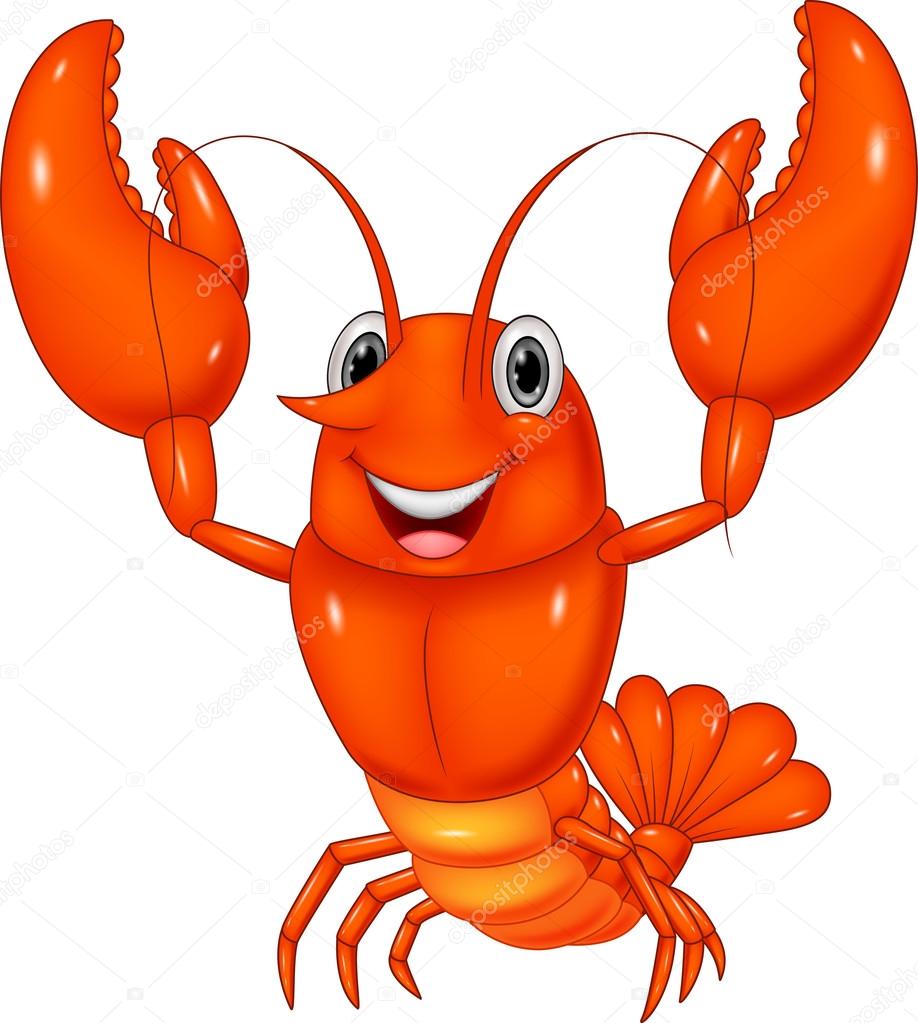 Cartoon lobster