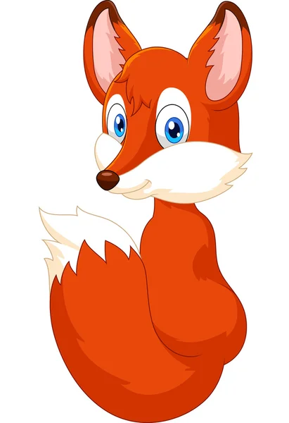 Cartoon fox — Stock Vector