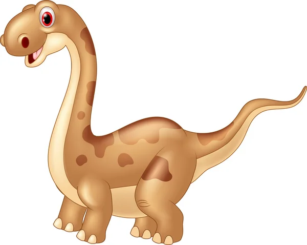 Adorable dinosaure mignon — Image vectorielle