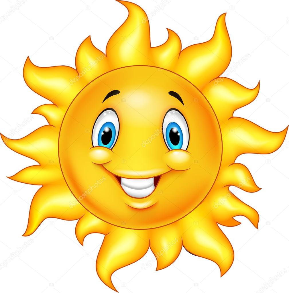 Cute cartoon sun — Stock Vector © tigatelu #82289098