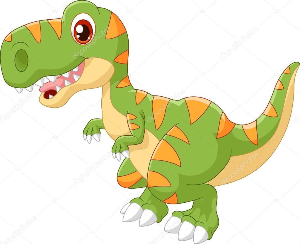 Dinosaur T Rex Vector Hd Images, Baby T Rex Walking Into The Jungle,  Cartoon, Illustration, Mascot PNG Image For Free Download