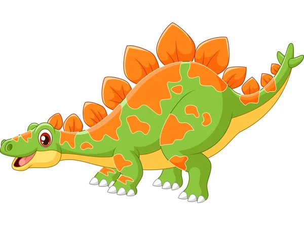 Desenho animado dinossauro bonito — Vetor de Stock