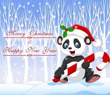 Download Panda With Candy Free Vector Eps Cdr Ai Svg Vector Illustration Graphic Art